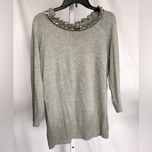 RSVP by TALBOTS (Size X) Knitted sweater with a ruffled neckline